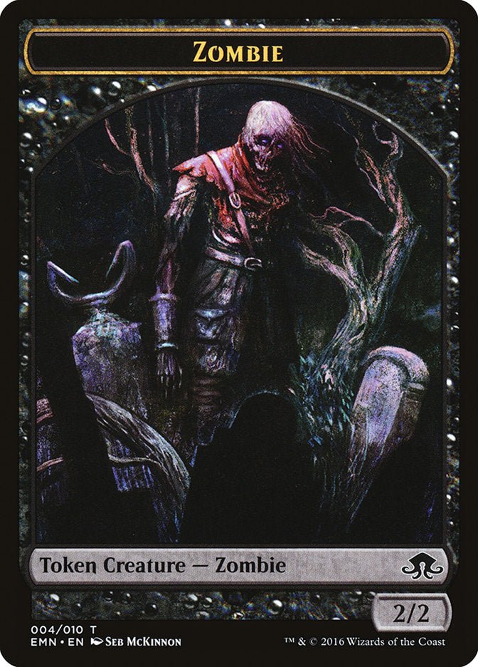 Zombie (004/010) [Eldritch Moon Tokens] | Webway Games