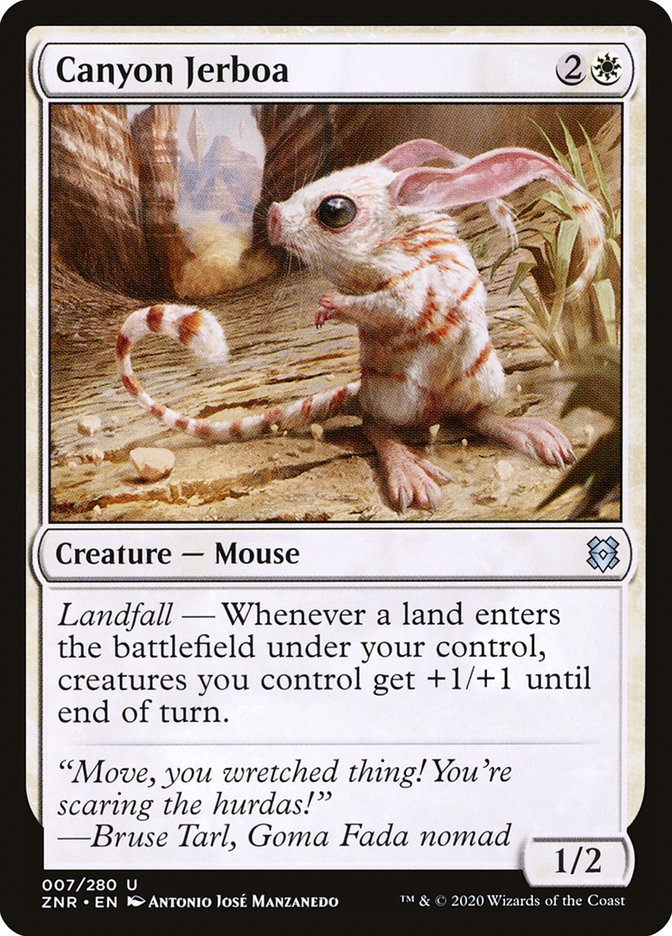 Canyon Jerboa [Zendikar Rising] | Webway Games