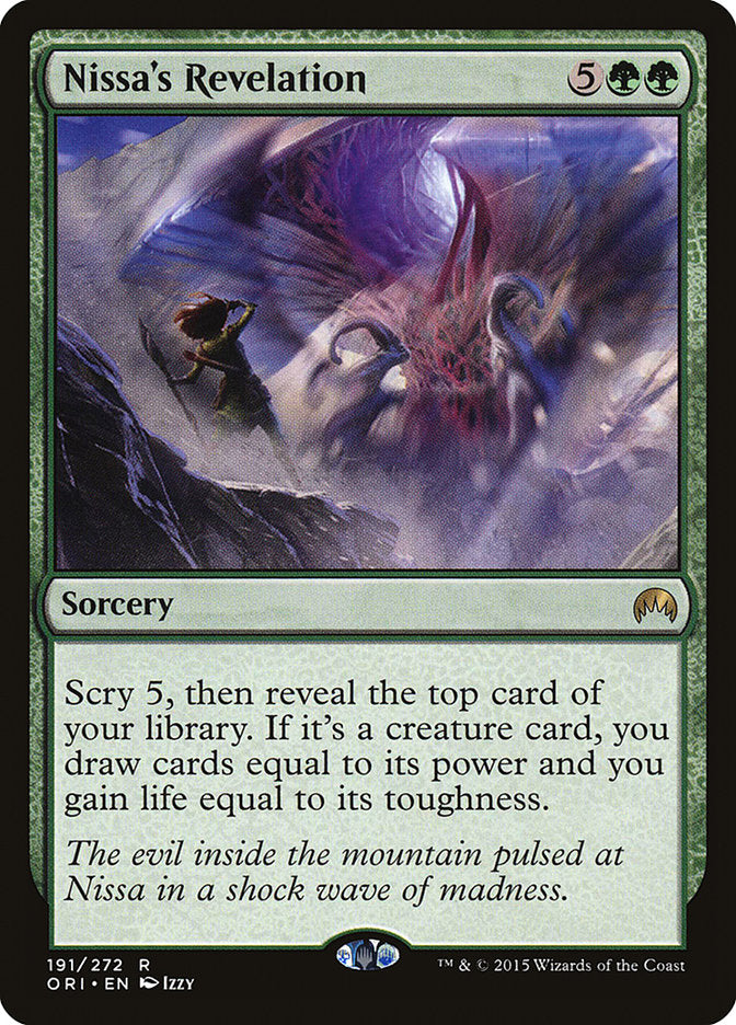 Nissa's Revelation [Magic Origins] | Webway Games