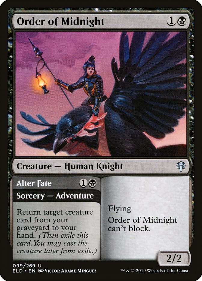 Order of Midnight // Alter Fate [Throne of Eldraine] | Webway Games