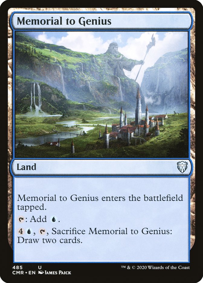 Memorial to Genius [Commander Legends] | Webway Games