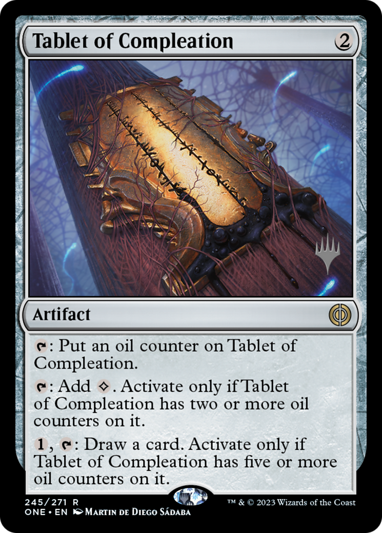 Tablet of Compleation (Promo Pack) [Phyrexia: All Will Be One Promos] | Webway Games