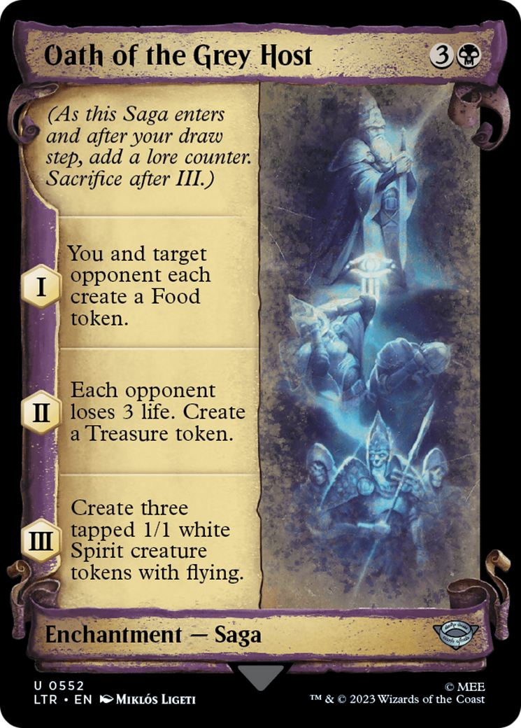Oath of the Grey Host [The Lord of the Rings: Tales of Middle-Earth Showcase Scrolls] | Webway Games