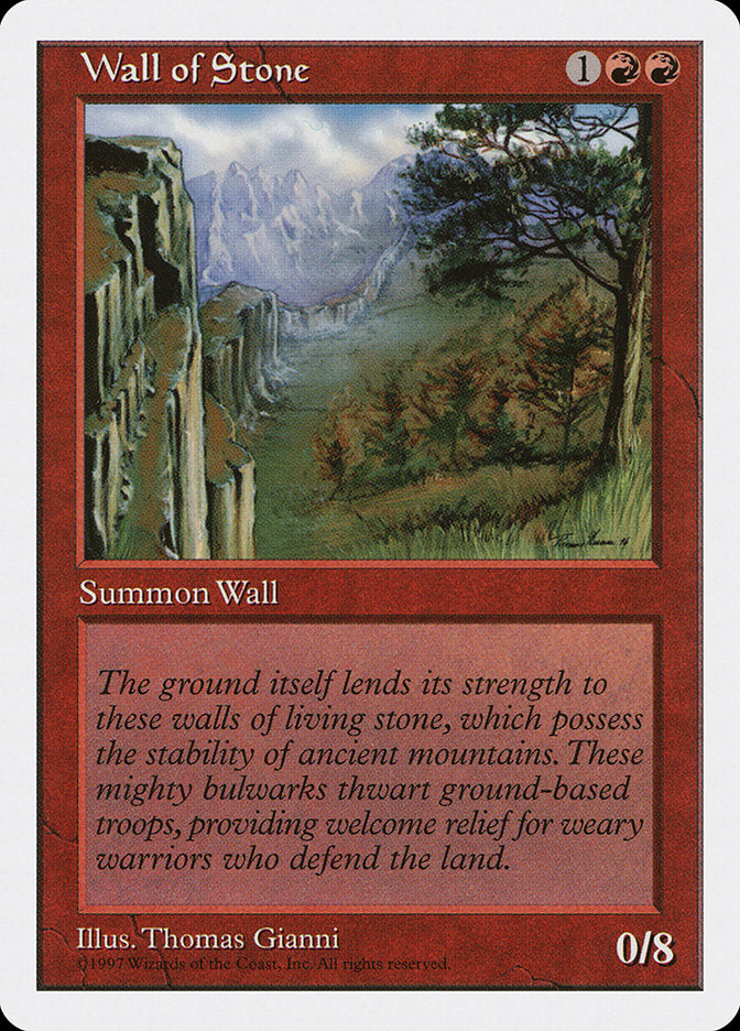 Wall of Stone [Fifth Edition] | Webway Games