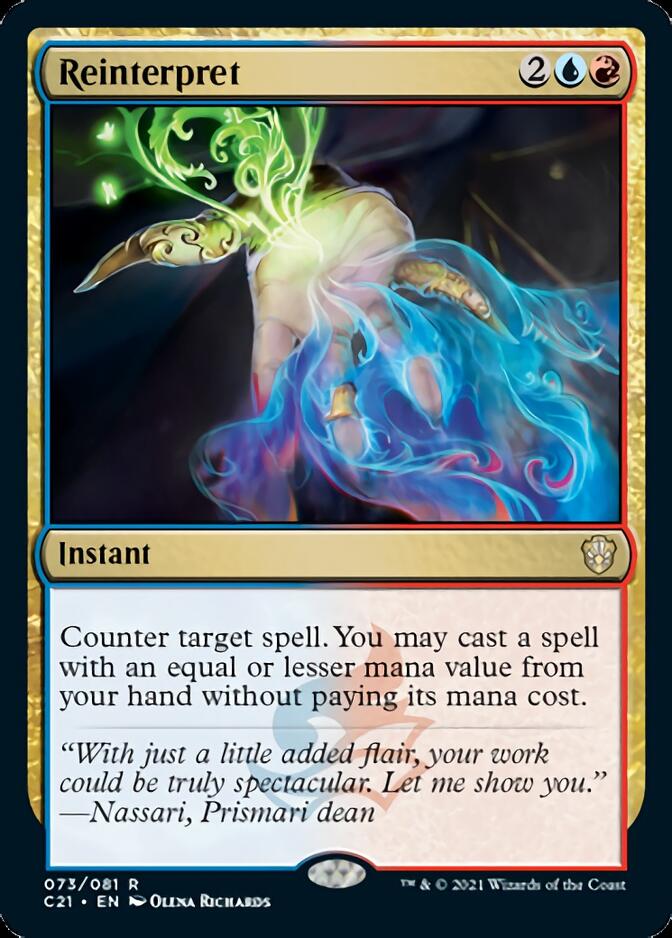 Reinterpret [Commander 2021] | Webway Games