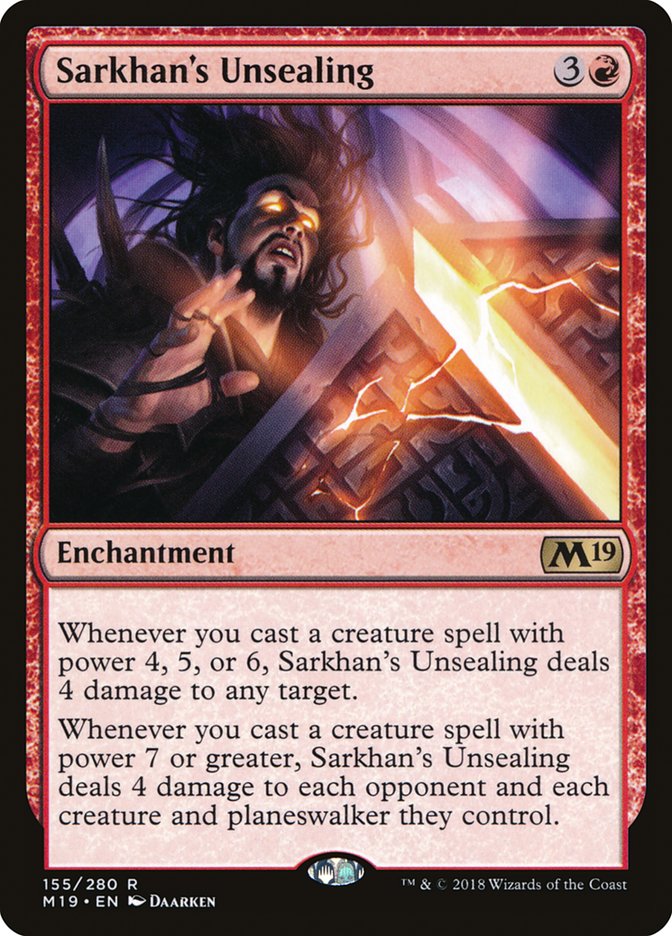 Sarkhan's Unsealing [Core Set 2019] | Webway Games