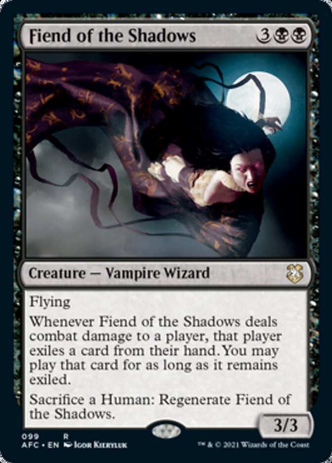 Fiend of the Shadows [Dungeons & Dragons: Adventures in the Forgotten Realms Commander] | Webway Games