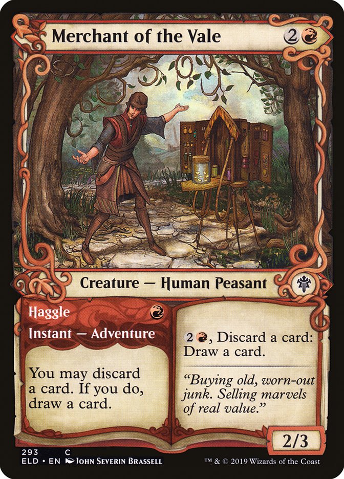 Merchant of the Vale // Haggle (Showcase) [Throne of Eldraine] | Webway Games