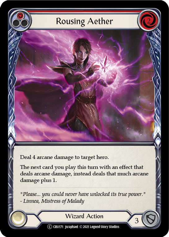 Rousing Aether (Red) [CRU171] Unlimited Normal | Webway Games