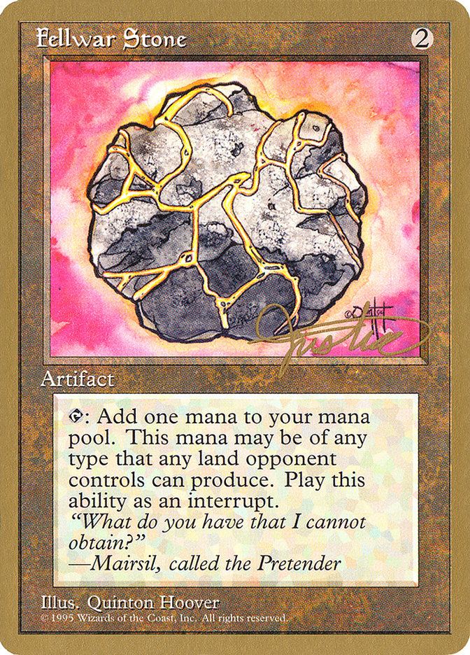 Fellwar Stone (Mark Justice) [Pro Tour Collector Set] | Webway Games