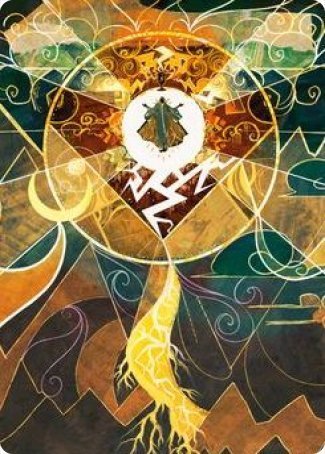 Lightning Bolt Art Card [Strixhaven: School of Mages Art Series] | Webway Games