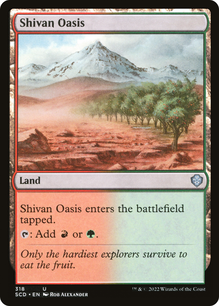 Shivan Oasis [Starter Commander Decks] | Webway Games