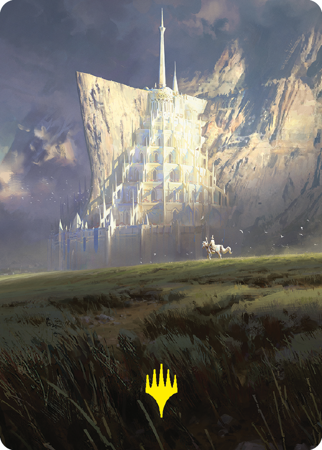 Minas Tirith Art Card (Gold-Stamped Signature) [The Lord of the Rings: Tales of Middle-earth Art Series] | Webway Games