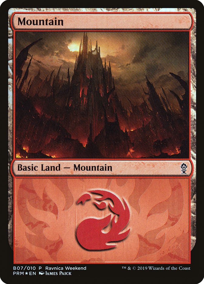 Mountain (B07) [Ravnica Allegiance Guild Kit] | Webway Games