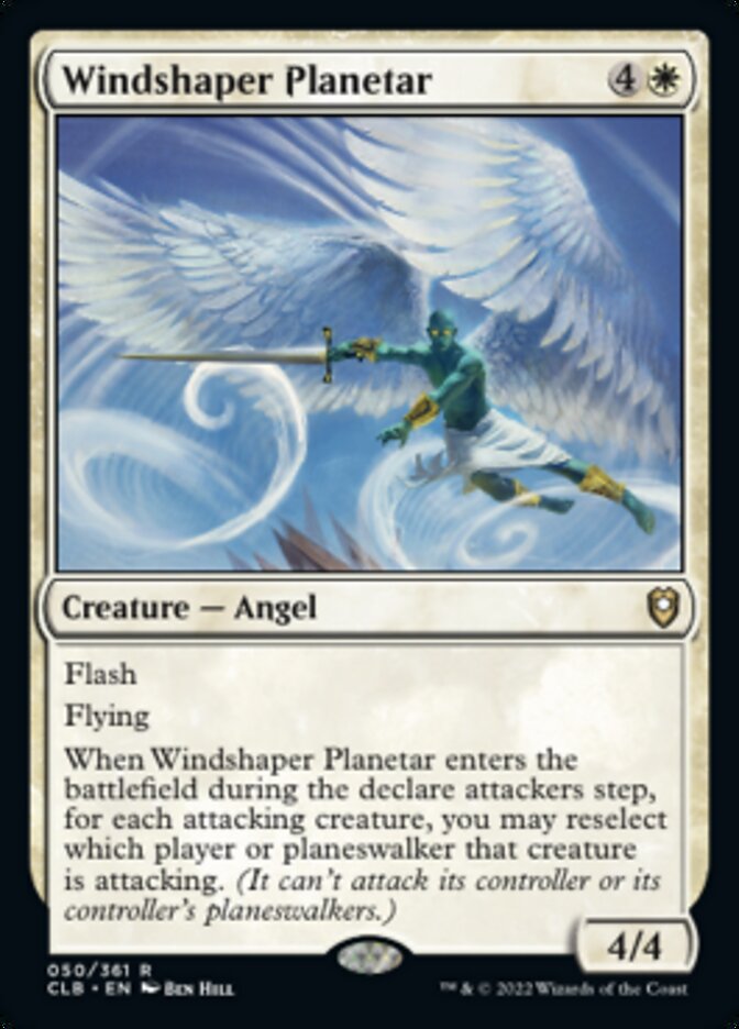 Windshaper Planetar [Commander Legends: Battle for Baldur's Gate] | Webway Games