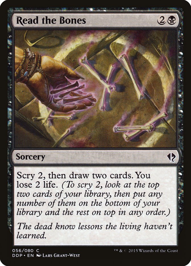 Read the Bones [Duel Decks: Zendikar vs. Eldrazi] | Webway Games