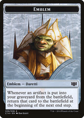 Daretti, Scrap Savant Emblem // Tuktuk the Returned Double-sided Token [Commander 2014 Tokens] | Webway Games