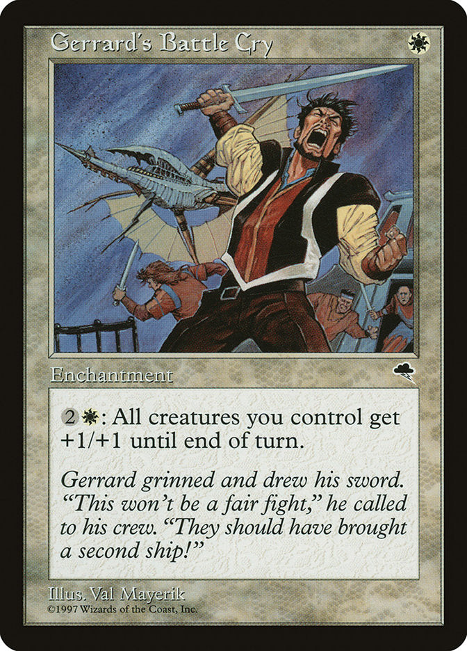 Gerrard's Battle Cry [Tempest] | Webway Games