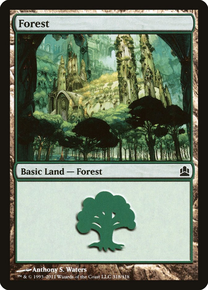 Forest (318) [Commander 2011] | Webway Games