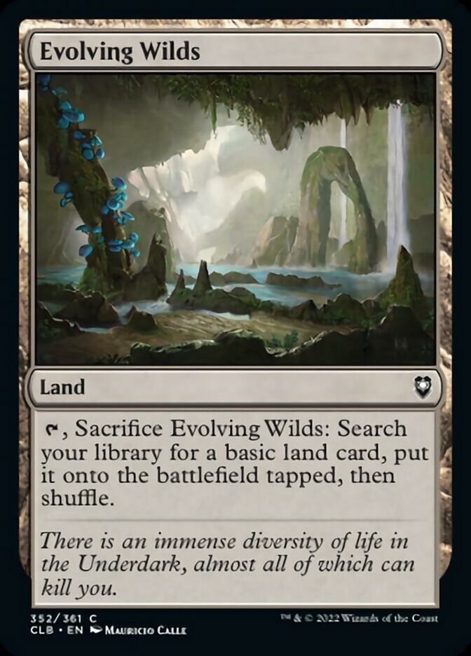 Evolving Wilds [Commander Legends: Battle for Baldur's Gate] | Webway Games