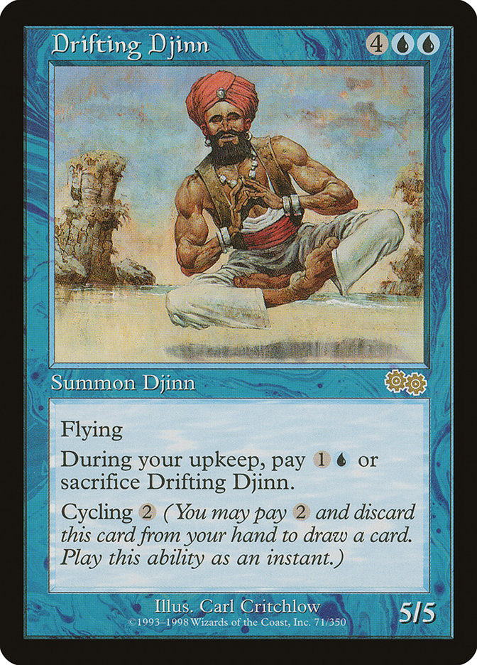 Drifting Djinn [Urza's Saga] | Webway Games