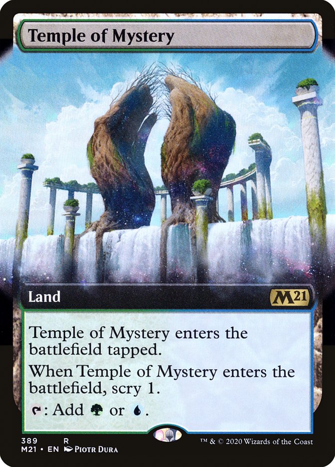 Temple of Mystery (Extended Art) [Core Set 2021] | Webway Games