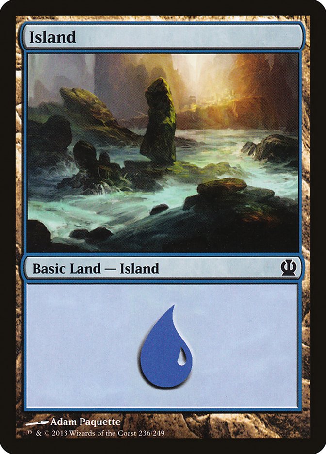 Island (#236) [Theros] | Webway Games