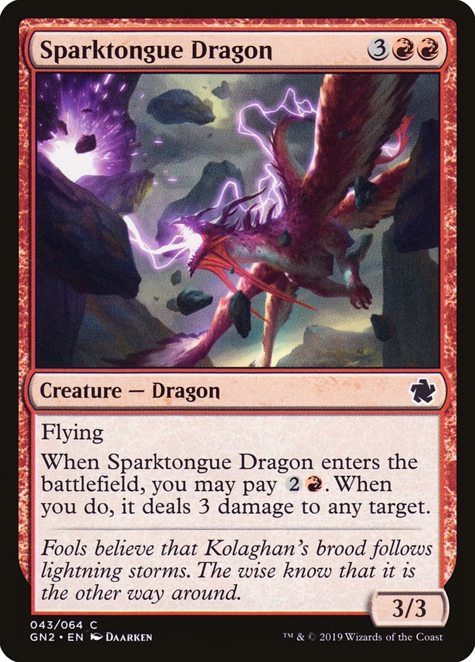 Sparktongue Dragon [Game Night 2019] | Webway Games