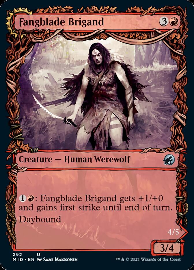 Fangblade Brigand // Fangblade Eviscerator (Showcase Equinox) [Innistrad: Midnight Hunt] | Webway Games