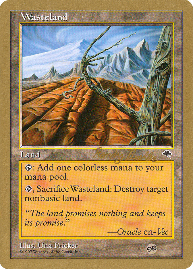 Wasteland (Randy Buehler) (SB) [World Championship Decks 1998] | Webway Games