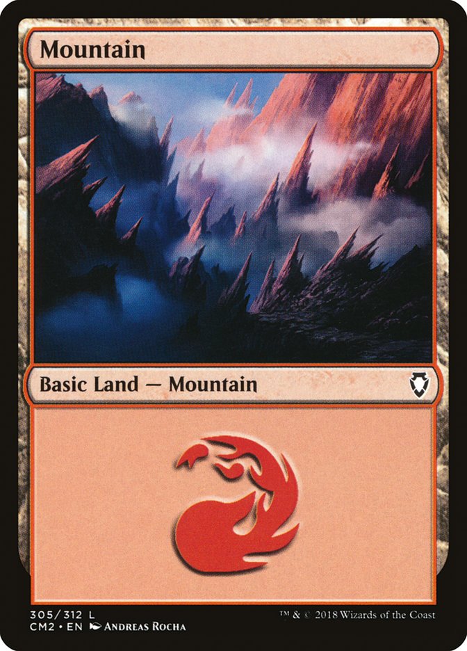 Mountain (#305) [Commander Anthology Volume II] | Webway Games