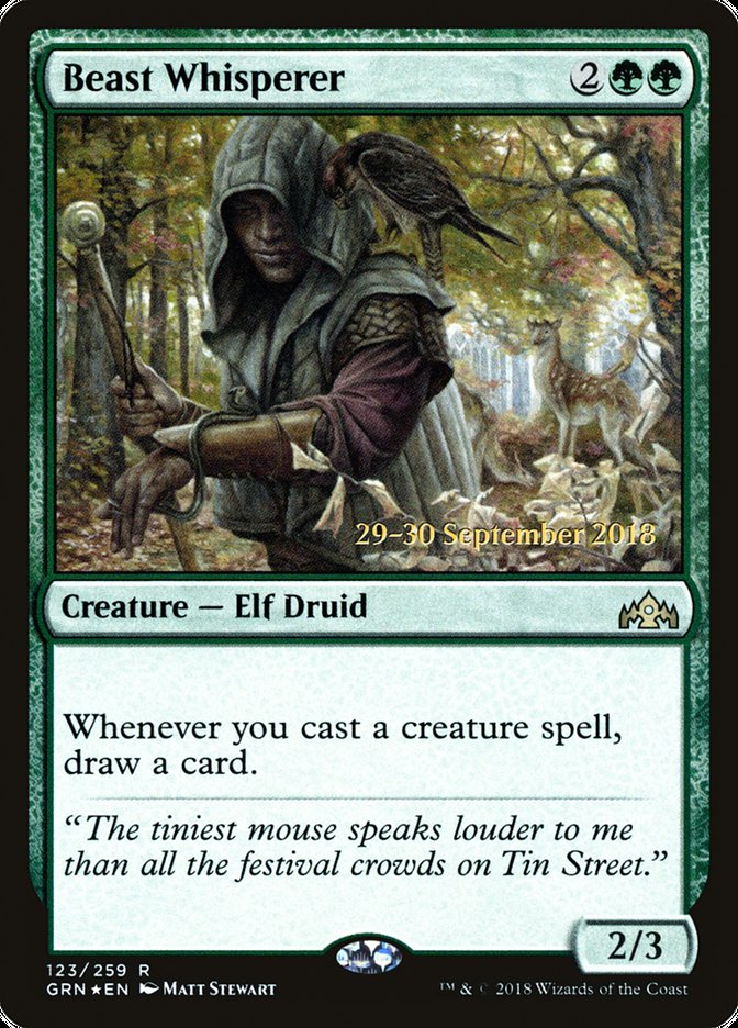 Beast Whisperer  (Prerelease) [Guilds of Ravnica Prerelease Promos] | Webway Games