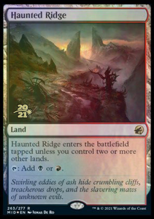 Haunted Ridge [Innistrad: Midnight Hunt Prerelease Promos] | Webway Games