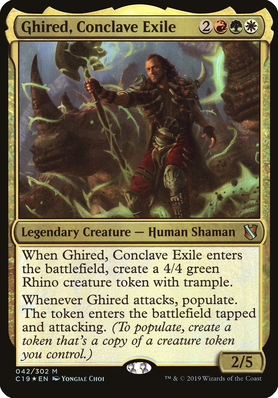 Ghired, Conclave Exile (Commander 2019) [Oversize Cards] | Webway Games