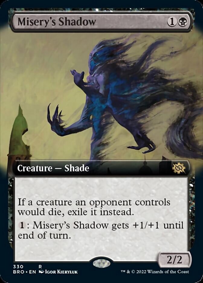 Misery's Shadow (Extended Art) [The Brothers' War] | Webway Games