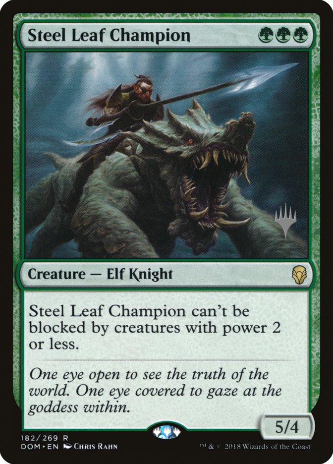 Steel Leaf Champion (Promo Pack) [Dominaria Promos] | Webway Games