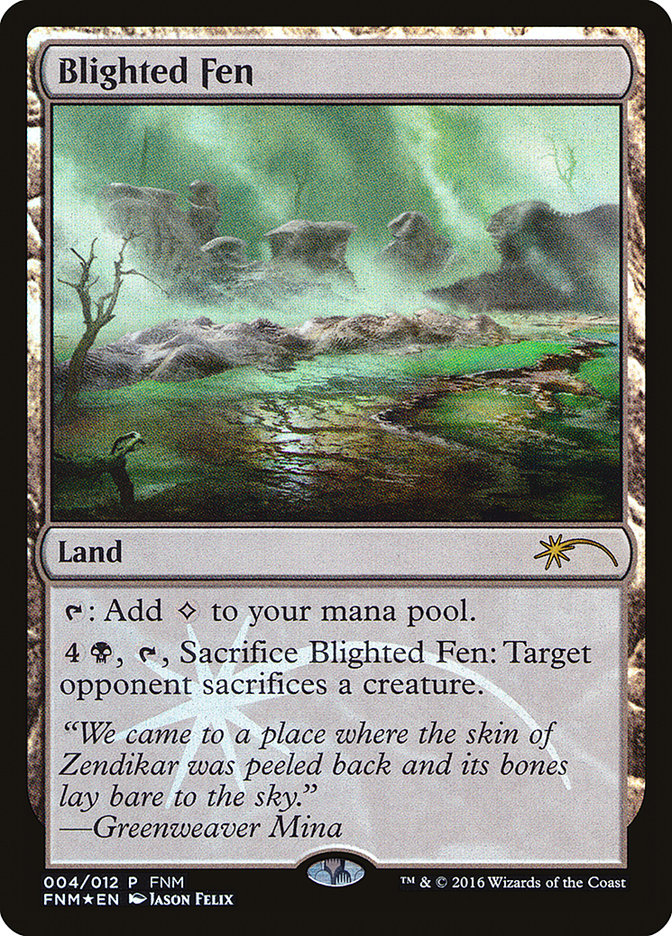 Blighted Fen [Friday Night Magic 2016] | Webway Games