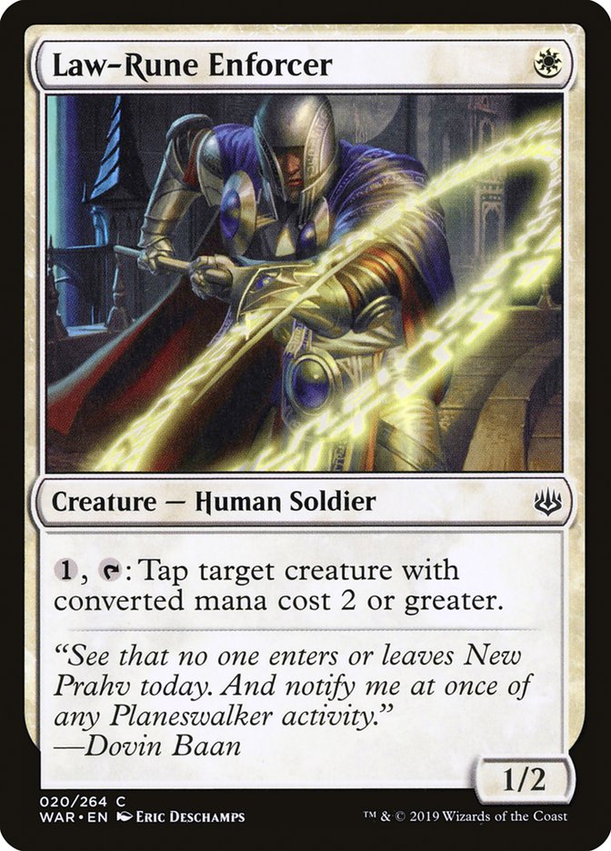 Law-Rune Enforcer [War of the Spark] | Webway Games
