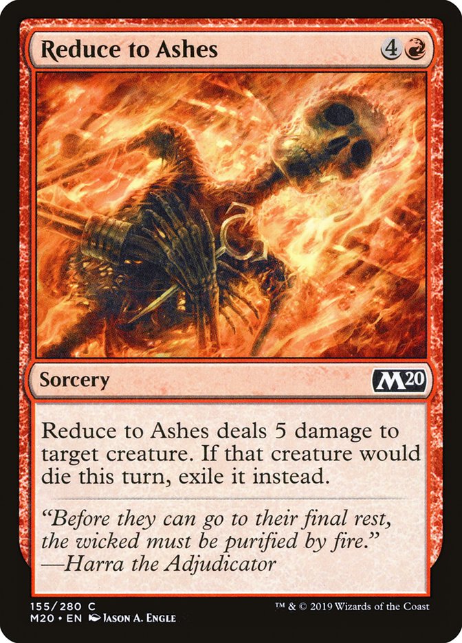Reduce to Ashes [Core Set 2020] | Webway Games