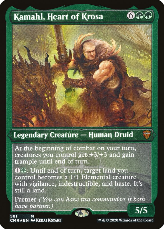 Kamahl, Heart of Krosa [Commander Legends Etched] | Webway Games