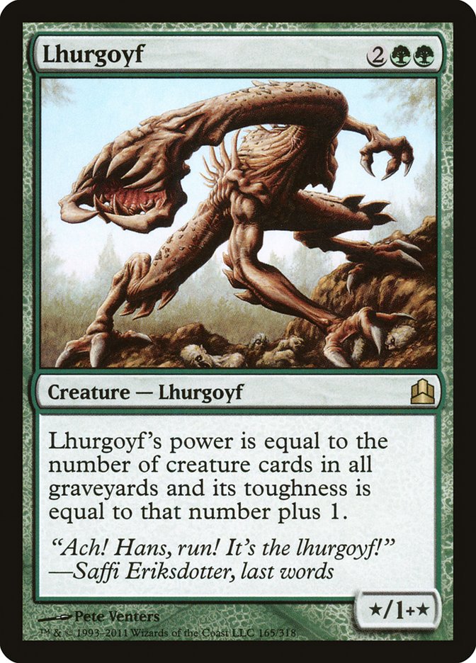 Lhurgoyf [Commander 2011] | Webway Games