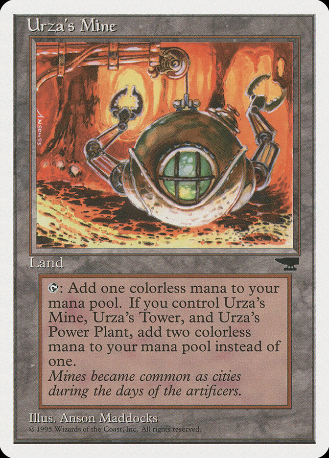 Urza's Mine (Orange Background) [Chronicles] | Webway Games