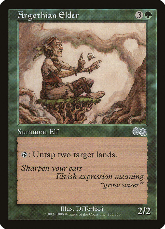 Argothian Elder [Urza's Saga] | Webway Games