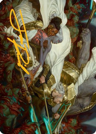 Storm the Seedcore Art Card (Gold-Stamped Signature) [March of the Machine Art Series] | Webway Games