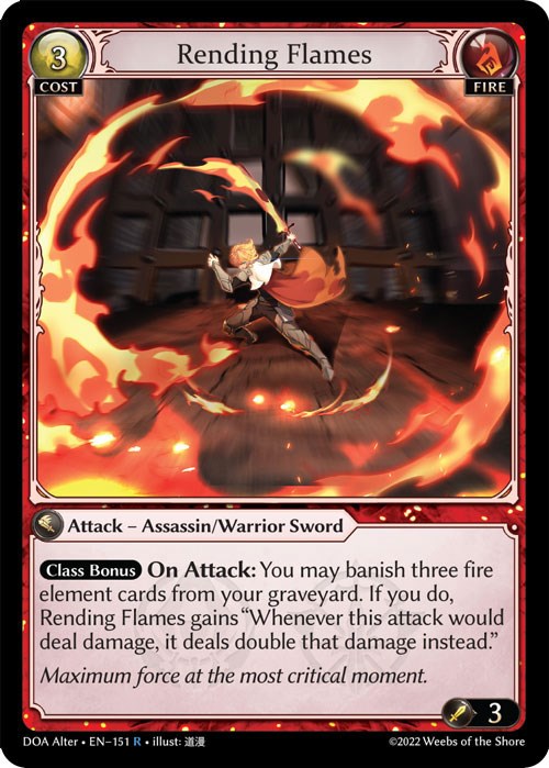 Rending Flames (151) [Dawn of Ashes: Alter Edition] | Webway Games