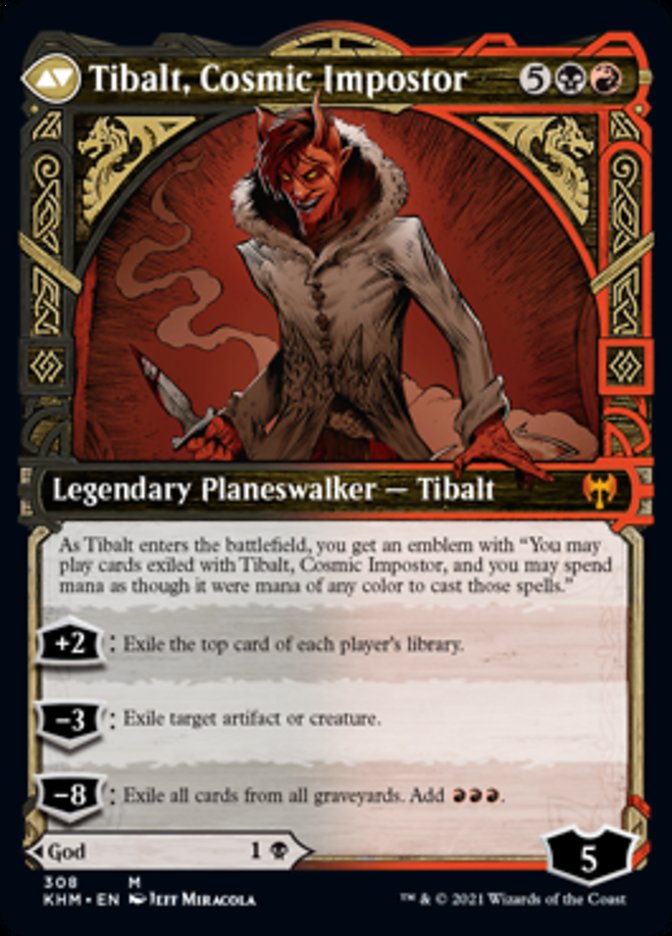 Valki, God of Lies // Tibalt, Cosmic Impostor (Showcase) [Kaldheim] | Webway Games