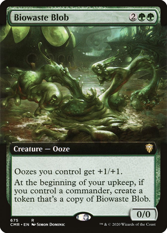 Biowaste Blob (Extended Art) [Commander Legends] | Webway Games