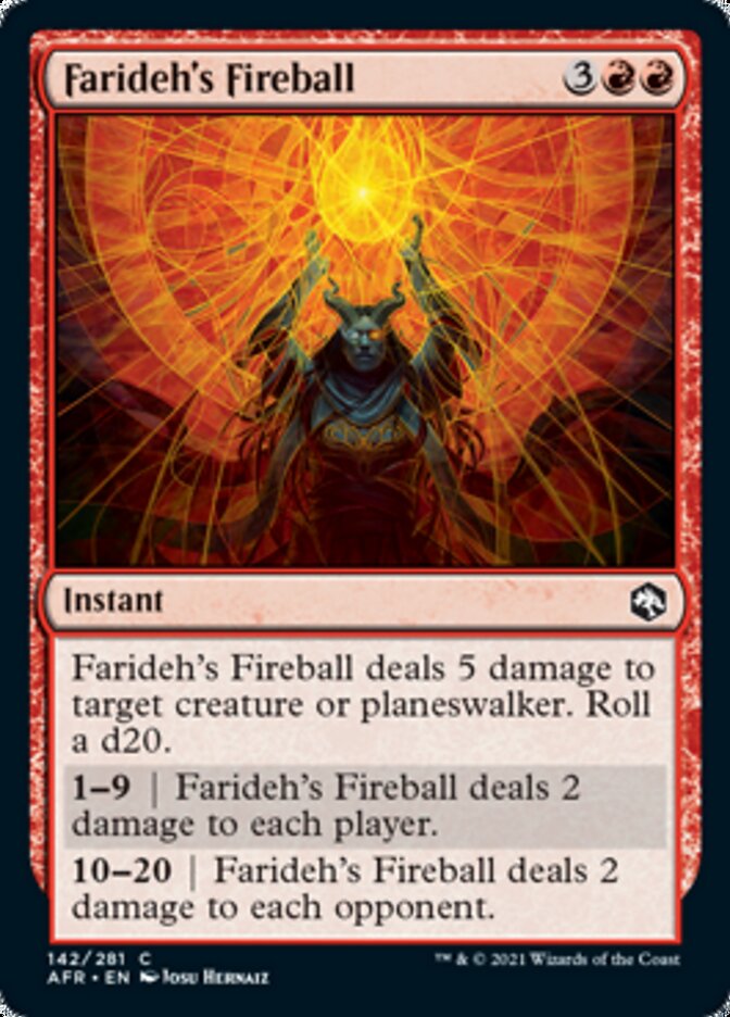 Farideh's Fireball [Dungeons & Dragons: Adventures in the Forgotten Realms] | Webway Games