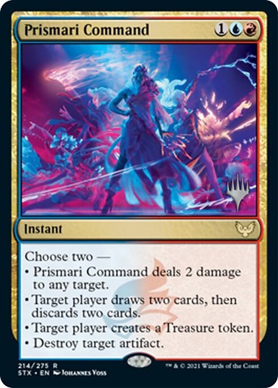 Prismari Command (Promo Pack) [Strixhaven: School of Mages Promos] | Webway Games