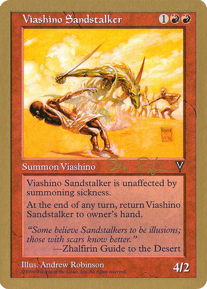 Viashino Sandstalker (Ben Rubin) [World Championship Decks 1998] | Webway Games